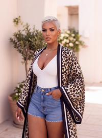 LEOPARD KIMONO