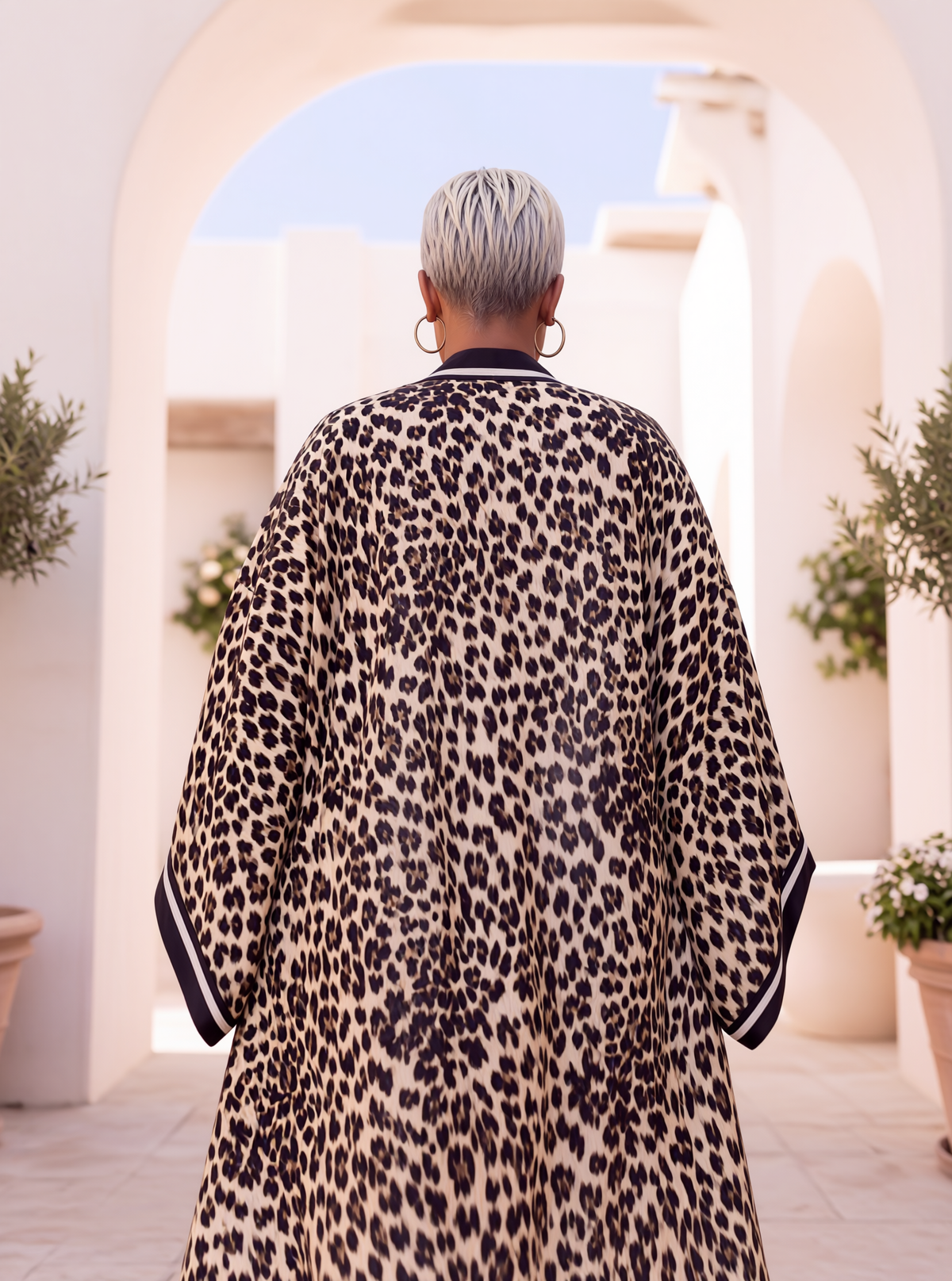 LEOPARD KIMONO