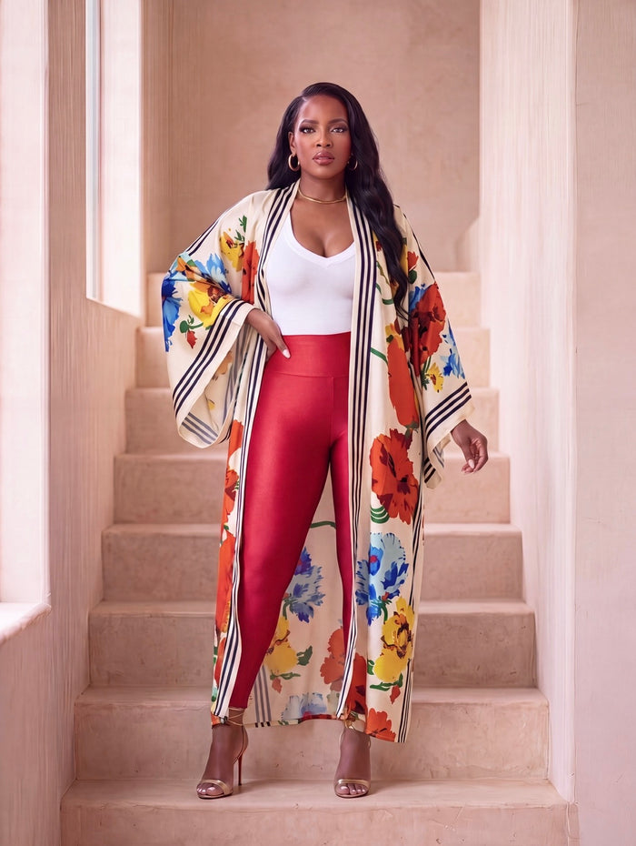 FLORAL KIMONO 7/24