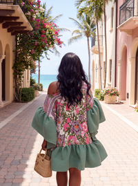 BLOOMING RUFFLE KIMONO TUNIC TOP | SHIPS OUT 6/29