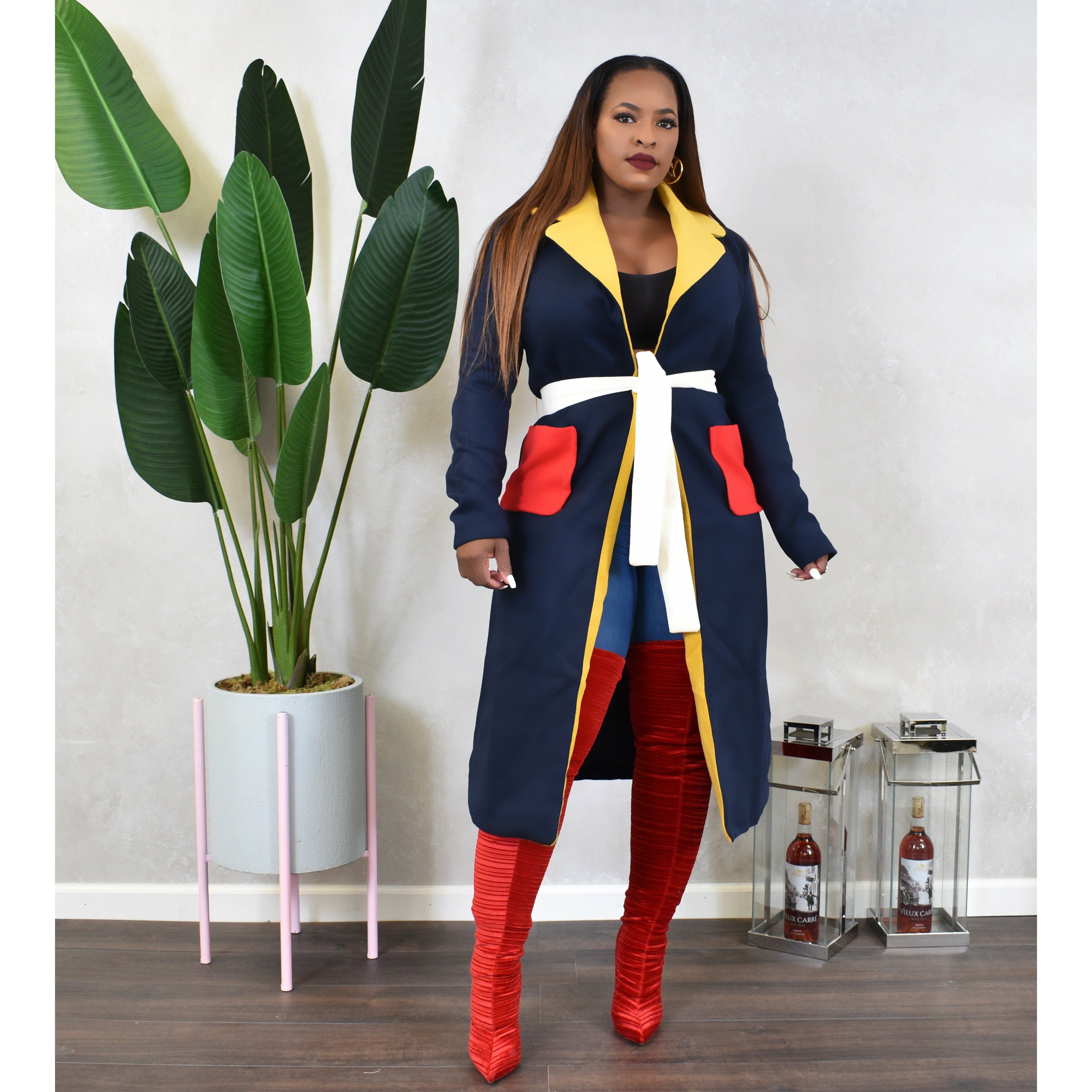 COLORBLOCK TRENCH