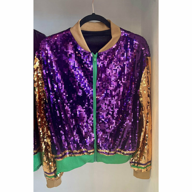 MARDI GRAS SEQUIN JACKET